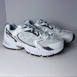 New Balance 530 White Blue Haze Unisex Running Shoe 7.5 Mens 9 Womens  NO INSOLE